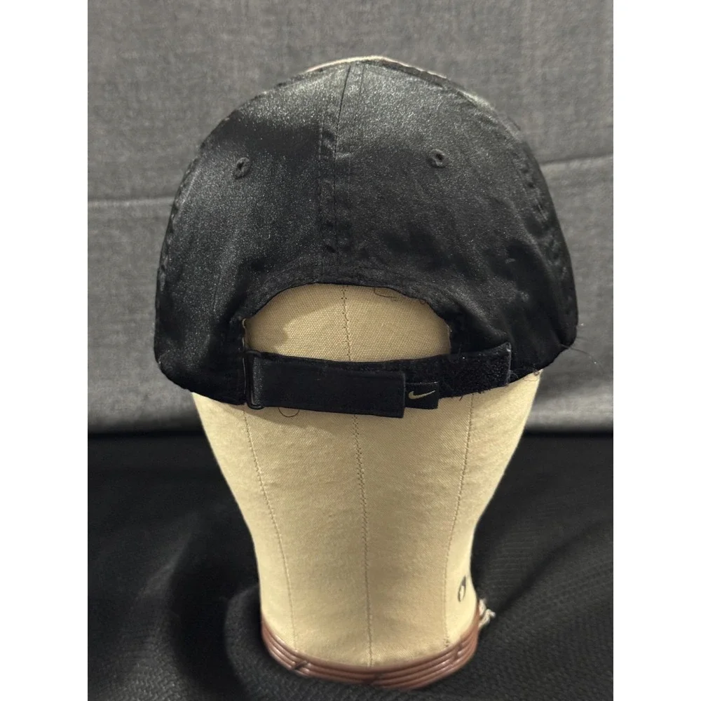 Vintage Nike Baseball Cap Unisex One Size Gray 100% Polyester Swoosh Logo Hat